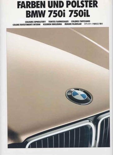 Catalogue brochure bmw 750 - catalogue,