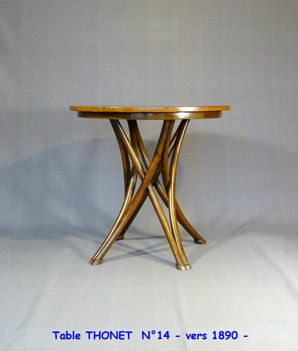 Table ronde thonet vers - ronde,