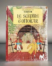 🇫🇷 📚 Tintin – Le Sceptre d’Ottokar 1962 – 2ᵉ plat B31 – Impr Danel N°3712 2èT