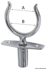 Charnière aviron laiton