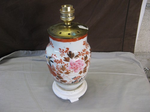 Ancienne lampe porcelaine - lampe,