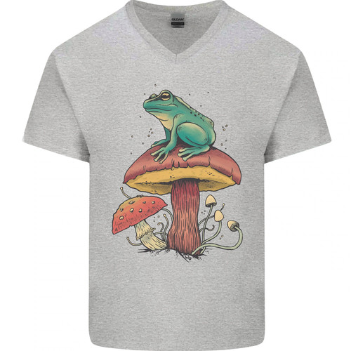 Grenouille assise sur - un,