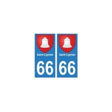 66 Saint-Cyprien blason