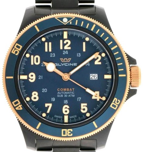 Montre homme glycine combat - montre,