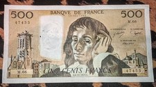 Billet 500 Francs Pascal