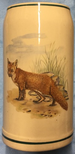 Fox tall mug stein - fox,