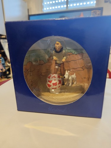Figurine kuifje scène - scène, pvc