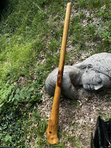 Wooden didgeridoo brown - wooden,