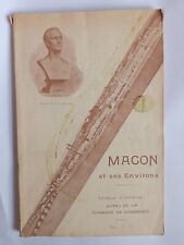 MACON ET SES ENVIRONS 1914 LIVRET GUIDE ILLUSTRE