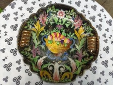 Hubert Béquet modèle 282 plat céramique anses rouleaux