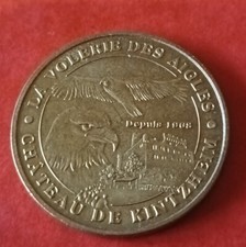 MDP 67 VOLERIE DES AIGLES Jeton Touristique 2008-67KIN-C1/08