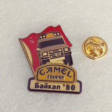 Pin's lapel pins RALLY RAID CAMEL TROPHY Байкал Baikal Land Rover DEFENDER 90