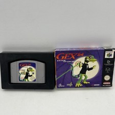gex 64 nintendo 64, n64, boite