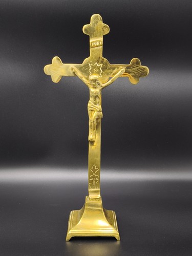 Ancien crucifix autel - ancien, d'autel