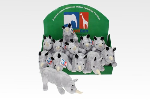 Peluche rhinocéros gris - peluche,