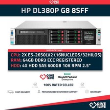 Rack serveur HP DL380P G8 8SFF