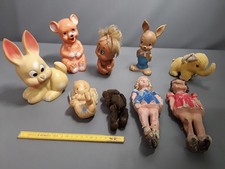 ancien jouet pouêt poupons en plastiques vieux ours poupée