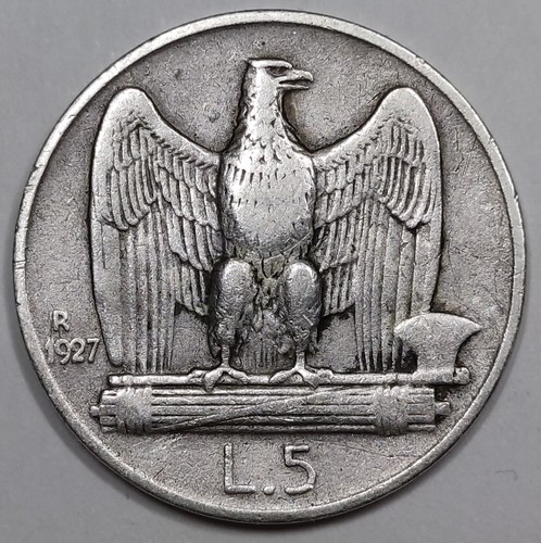 Monnaie argent lire - 5, r
