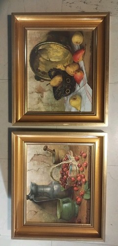 Paire tableaux natures - de,