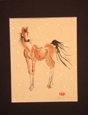 Young Horse, art print from