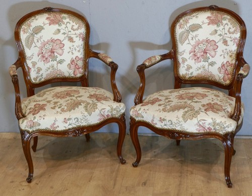 Paire fauteuils la reine - paire, à