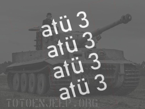 Pochoir marquage german atu - pochoir, 3