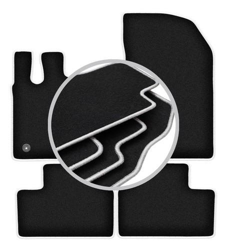 Tapis sol velours noir - sol,