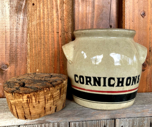 Pot cornichons grés - à,