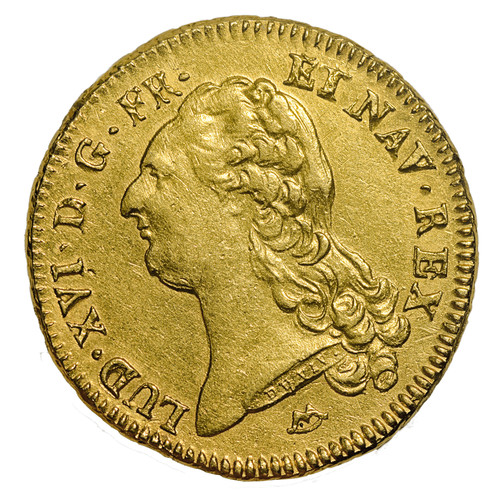 Louis xvi double au - xvi, d'or