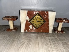 Horloge cheminée marbre - horloge, en