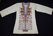 Tunique bédouine Siwa cousue main boho ethnique nomade gitane tunique