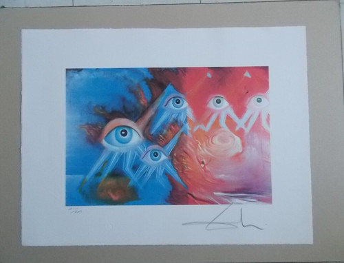 Lithographie salvador dali - , "