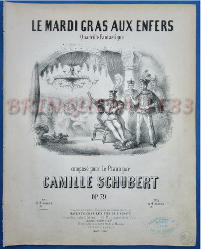 Dance quadrille partition - partition, le