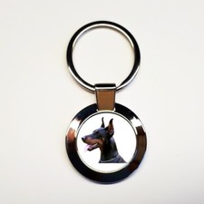 Porte-clés chien Doberman