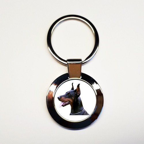 Porte clés chien doberman - chien,