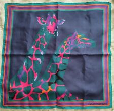 Foulard Pure Soie Louis Vuitton. Avec Sa Boîte