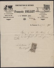 4 belles factures anciennes