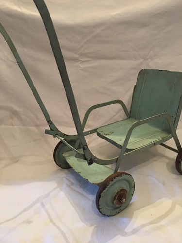 Ancienne poussette poupée - poussette,