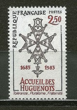 TIMBRE 2380 NEUF XX LUXE - CROIX HUGUENOTE - REVOCATION DE L'EDIT DE NANTES