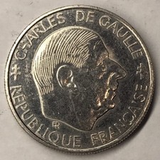 1 Franc  De Gaulle 1988