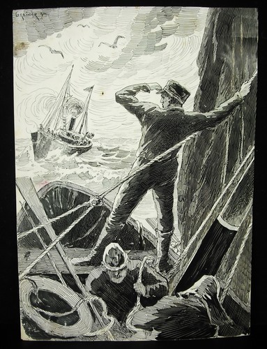 Signé greiner dessin original - greiner,