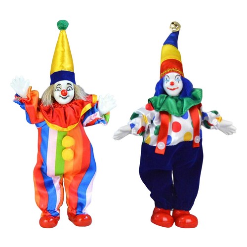 Poupée clown arts peints - peints, à