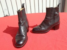 bottines cuir noir FREELANCE pointure 35,5