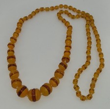 Collier Art Déco en Verre