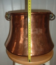 Chaudron ancien cuivre art - cuivre,
