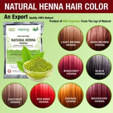 Couleur de cheveux au henné