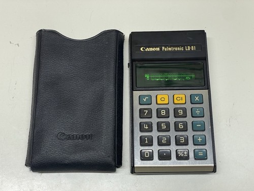 Canon palmtronic vintage - canon, ld-81