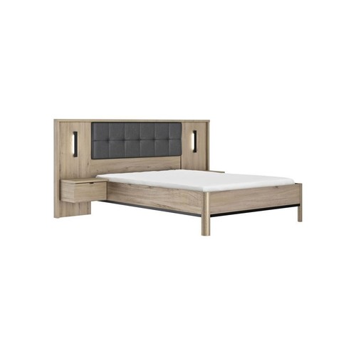 Lit adulte avec - , chevets