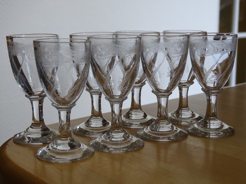 Anciens verres liqueur - anciens,
