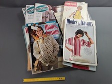 ancien magazine revues modes et travaux vintage mode french antique